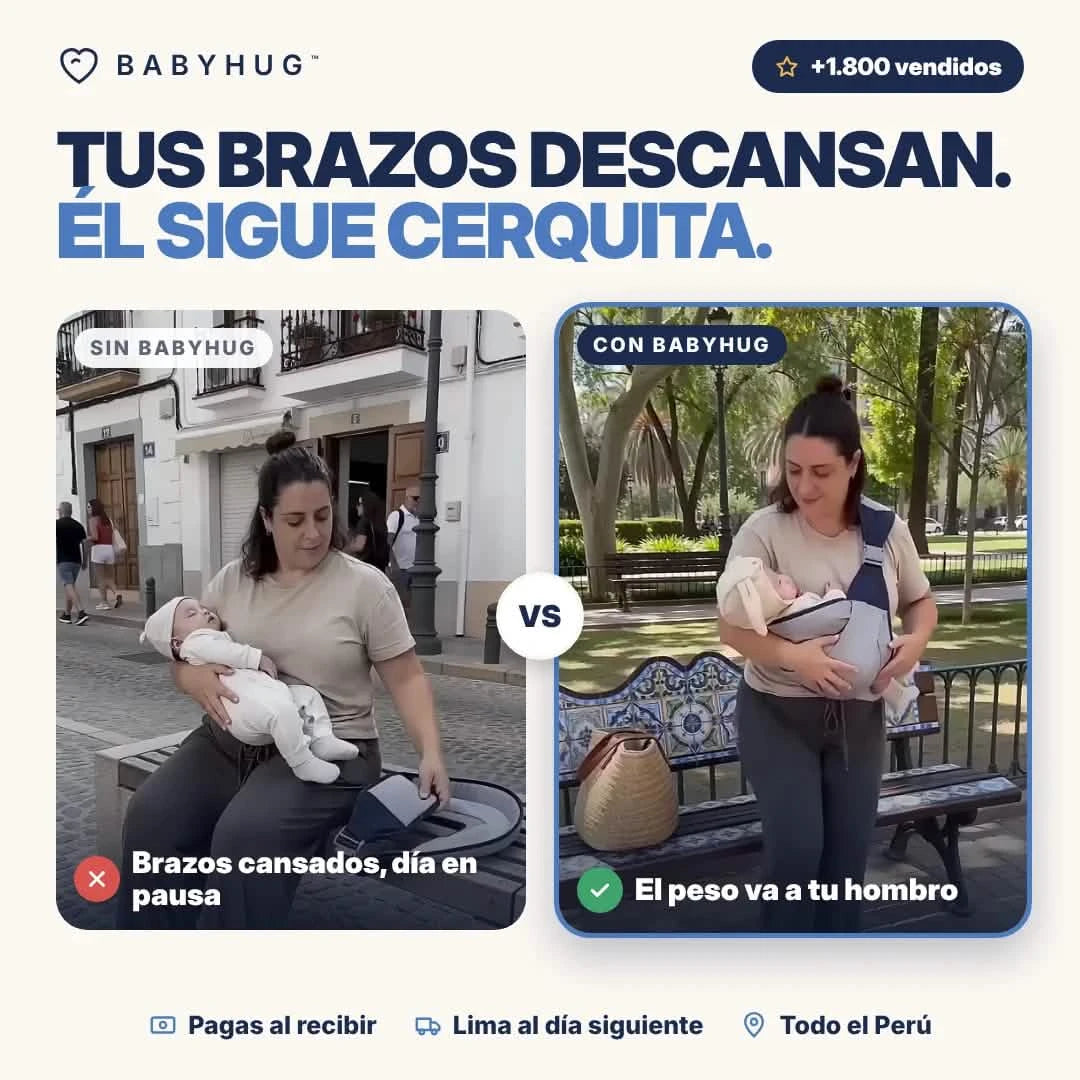 BABYHUG™ Portabebés de Hombro — Cerquita de ti, sin cansar tus brazos