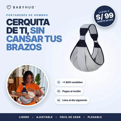 BABYHUG™ Portabebés de Hombro — Cerquita de ti, sin cansar tus brazos