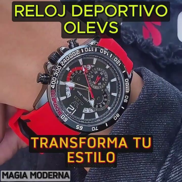 RELOJ DEPORTIVO OLEVS - ESTILO Y PERSONALIDAD