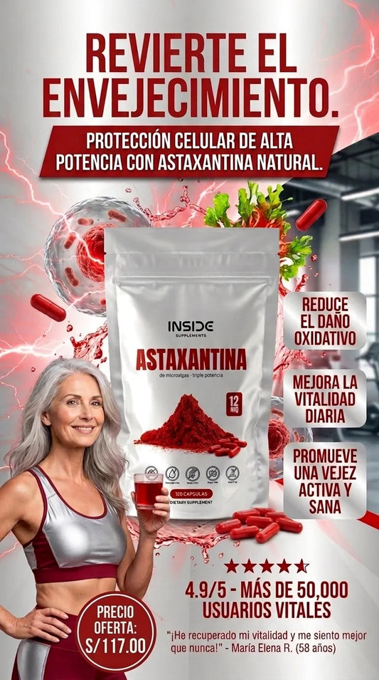 ASTAXANTINA - EL ANTIOXIDANTE DEFINITIVO
