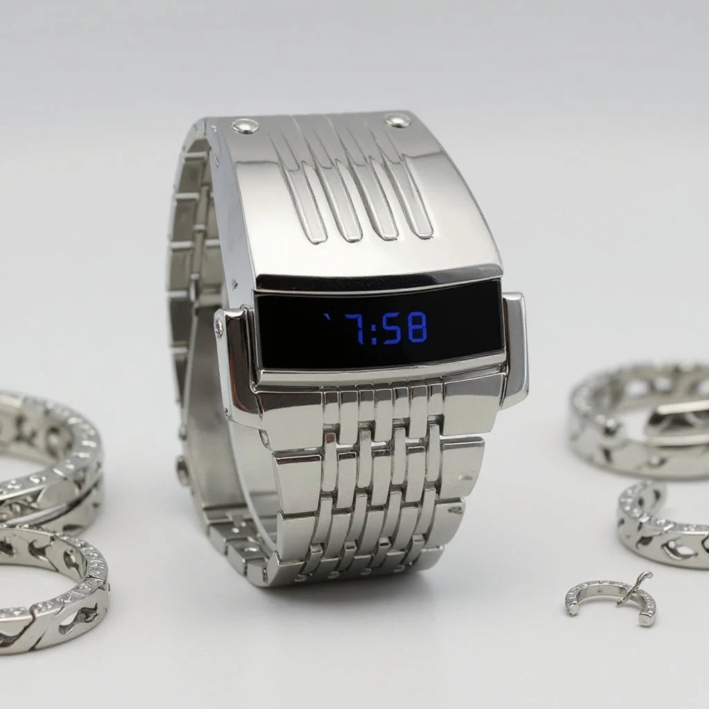 RELOJ LUMENX - Brazalete Futurista