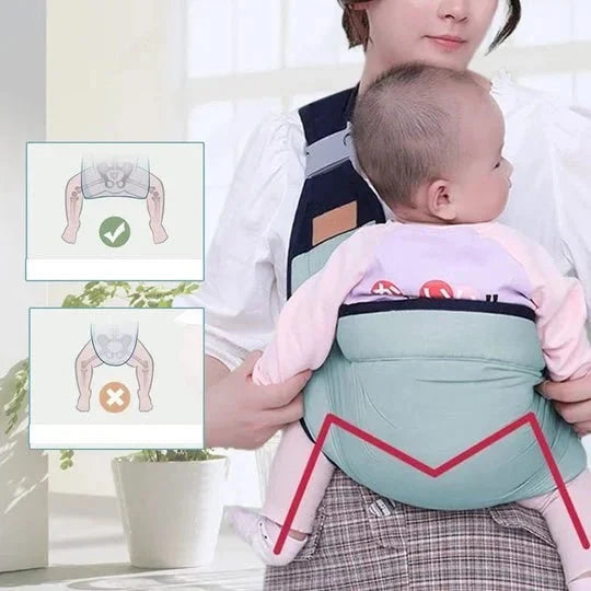 BABYHUG™ El Portabebés Que Mantiene A Tu Bebé Cerquita Y Tus Manos Libres