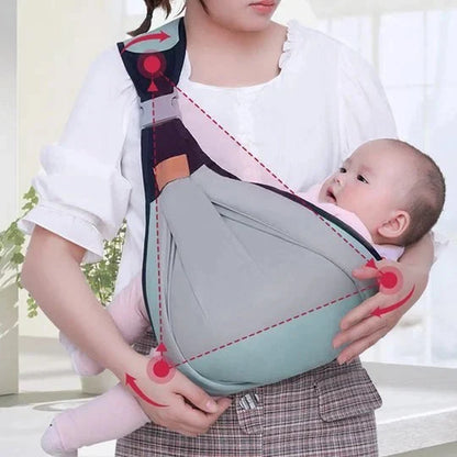 BABYHUG™ El Portabebés Que Mantiene A Tu Bebé Cerquita Y Tus Manos Libres