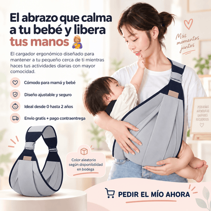 BABYHUG™ Ergonómico Para Tu BEBE — Comodidad y Cercanía En Cada Paso